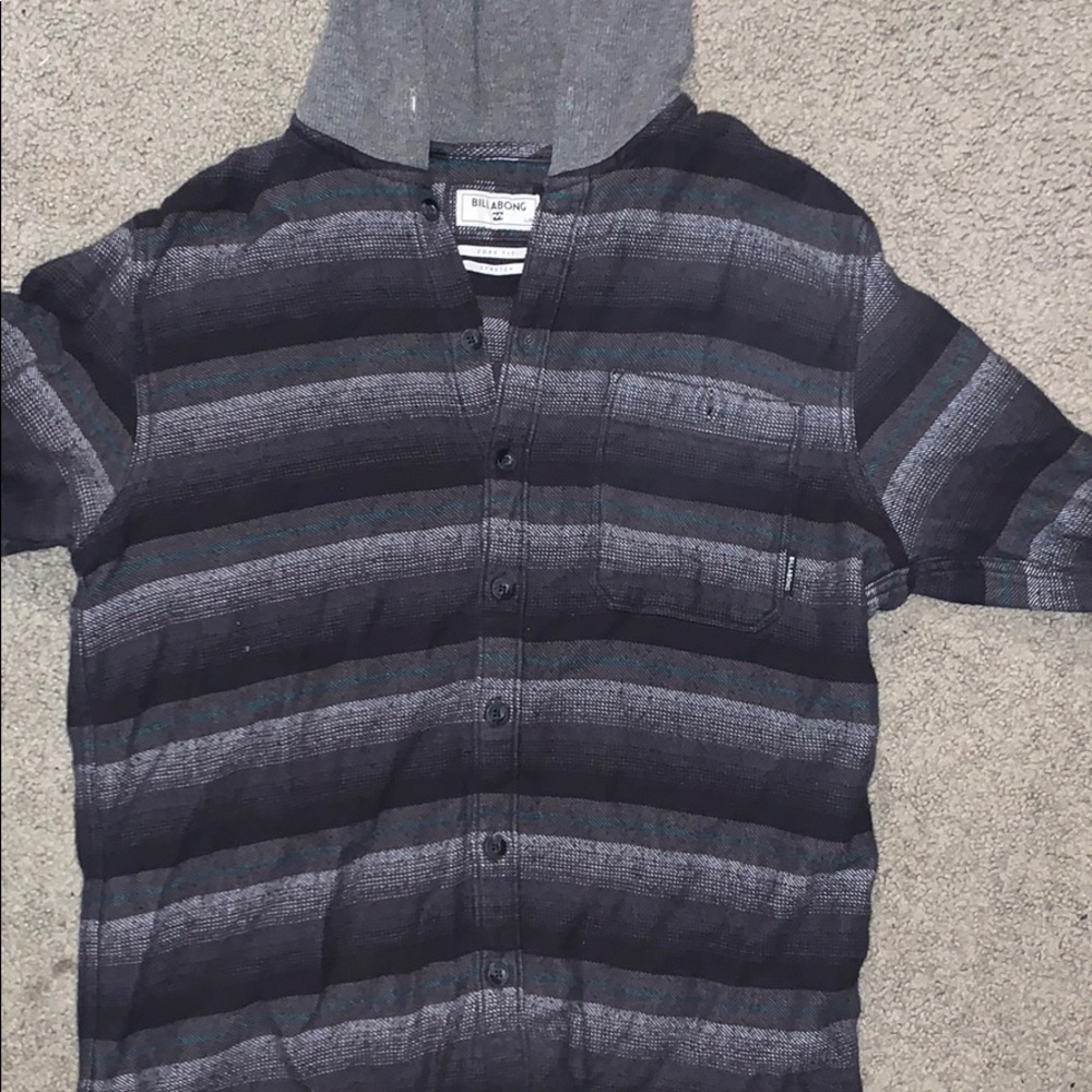 Button up hoodie